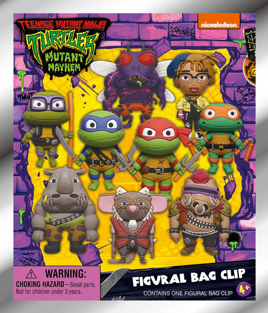 Teenage Mutant Ninja Turtles - Mutant Mayhem - 3D Foam Bag Clip