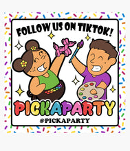 Load image into Gallery viewer, 2&quot; Pickaparty TikTok Vinyl Sticker
