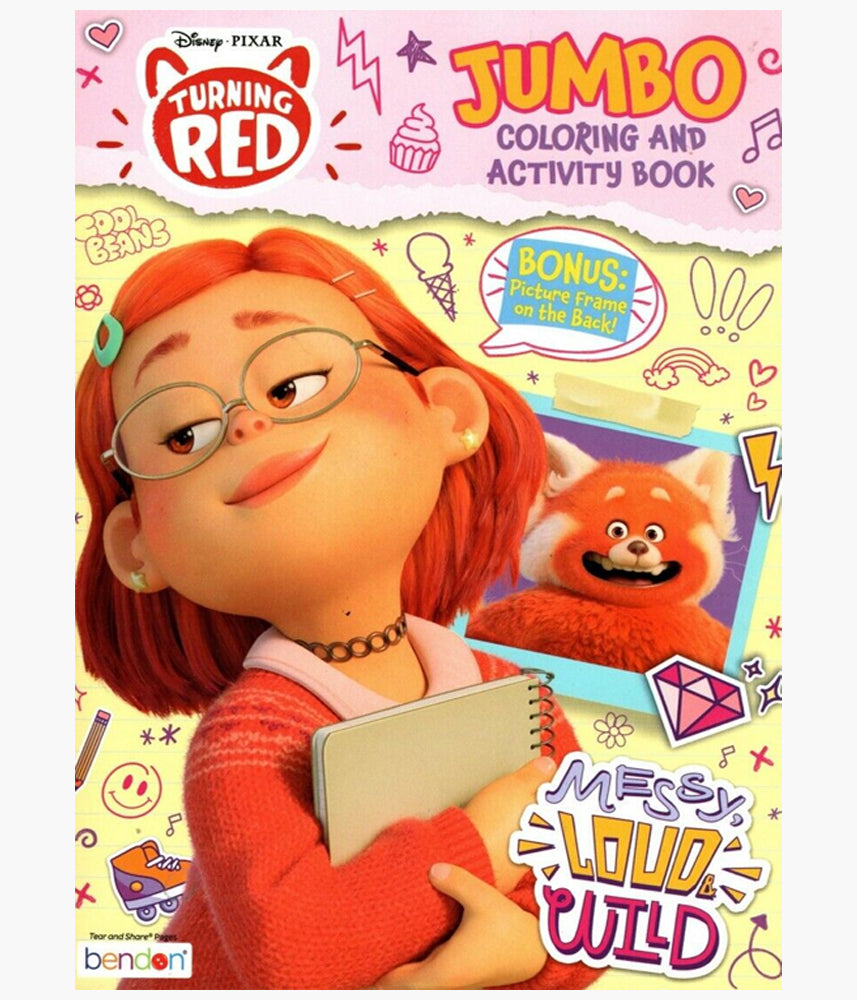 Pixar Turning Red - Jumbo Coloring & Activity Book