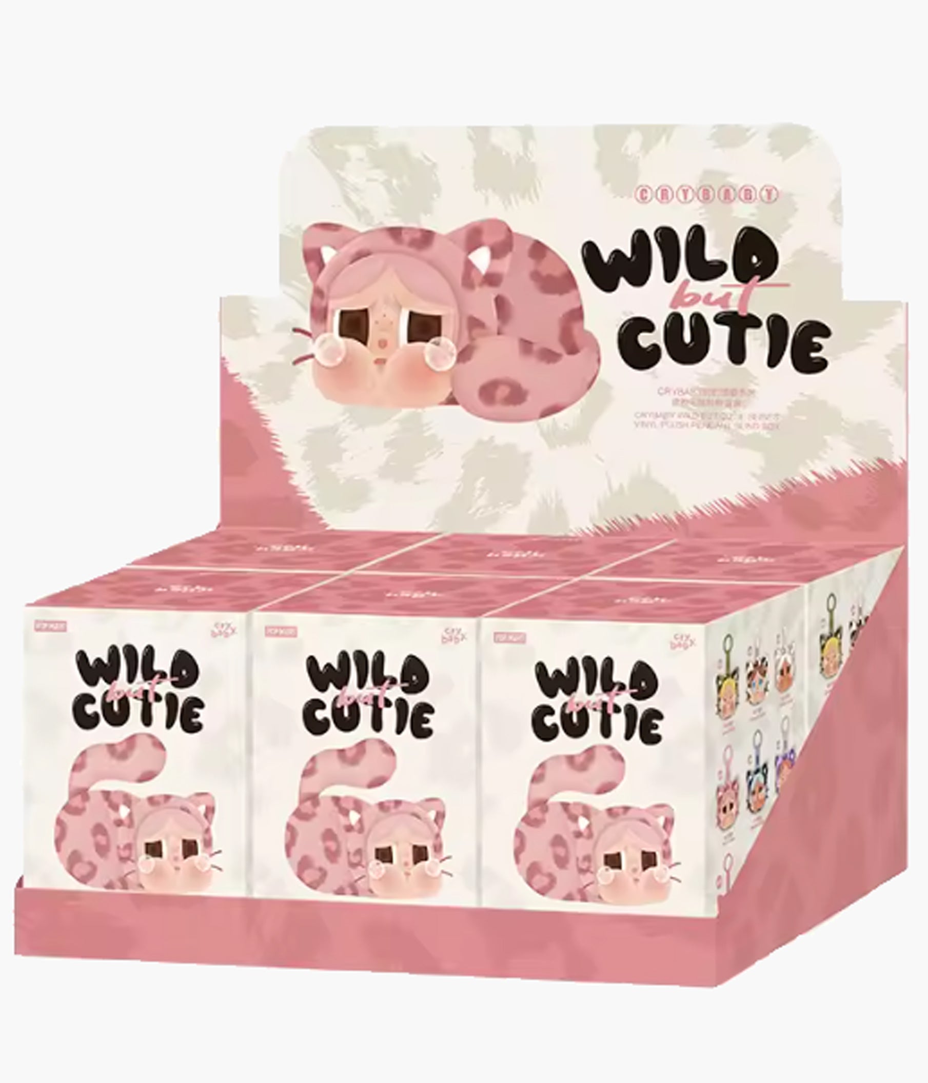 Crybaby Wild but Cutie Vinyl Plush Pendant Series Pink Cutie
