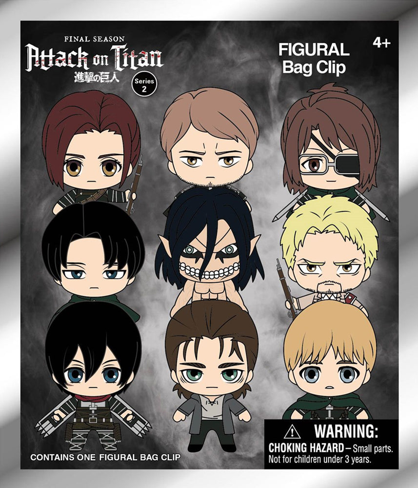 Attack on Titan - Series 2 - 3D Foam Bag Clip