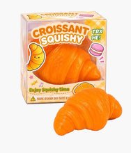 Load image into Gallery viewer, Crunchy Croissant Squishy ASMR Fidget Toy
