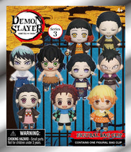 Load image into Gallery viewer, Demon Slayer - Series 3 - 3D Foam Bag Clip
