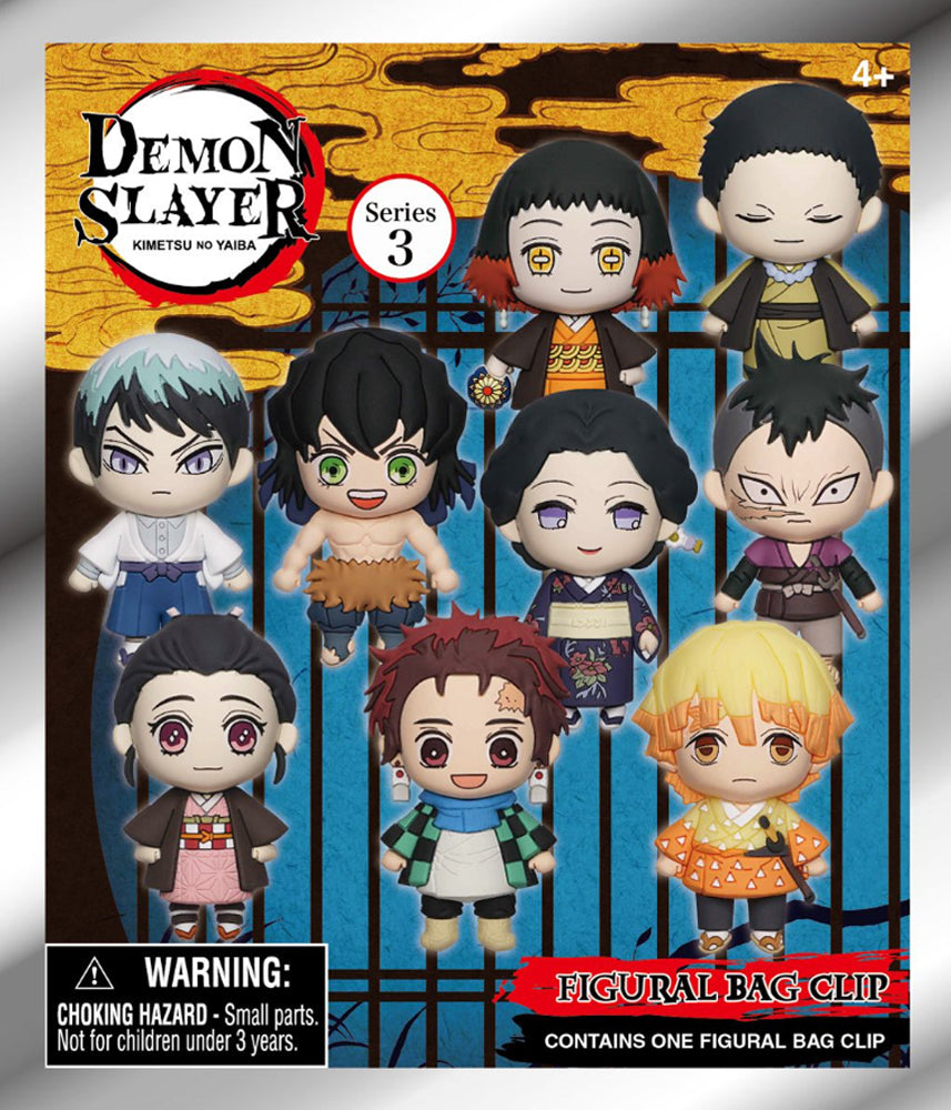 Demon Slayer - Series 3 - 3D Foam Bag Clip