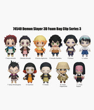 Load image into Gallery viewer, Demon Slayer - Series 3 - 3D Foam Bag Clip
