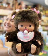 Load image into Gallery viewer, Bebichhichi - Large Pink Bow Bib Girl 10.5" (Japan)
