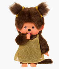 Load image into Gallery viewer, Monchhichi - Glitter Dress Gold Girl - 8" Plush
