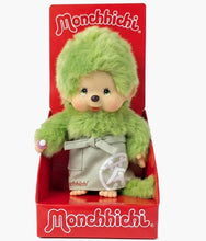 Load image into Gallery viewer, Monchhichi - Green Tea Apron Boy - 8" Plush
