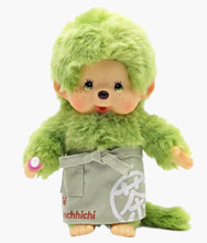 Load image into Gallery viewer, Monchhichi - Green Tea Apron Boy - 8" Plush
