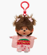 Load image into Gallery viewer, Monchhichi - Sakura Kimono Girl - Keychain
