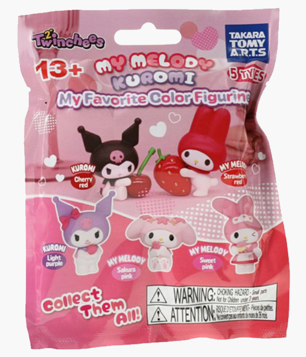 My Melody & Kuromi My Favorite Color Figurine Blind Bag