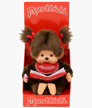 Load image into Gallery viewer, Monchhichi - Sitting &amp; Reading Girl - 7" Plush
