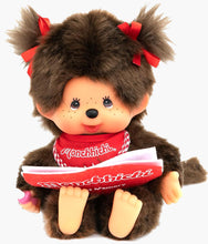 Load image into Gallery viewer, Monchhichi - Sitting &amp; Reading Girl - 7" Plush
