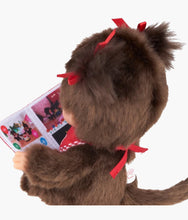 Load image into Gallery viewer, Monchhichi - Sitting &amp; Reading Girl - 7" Plush

