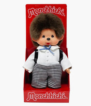 Load image into Gallery viewer, Monchhichi - Japanese School Bag Boy - 8" Plush
