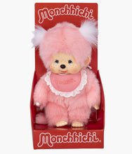 Load image into Gallery viewer, Monchhichi - Pink Plush Girl - 8"

